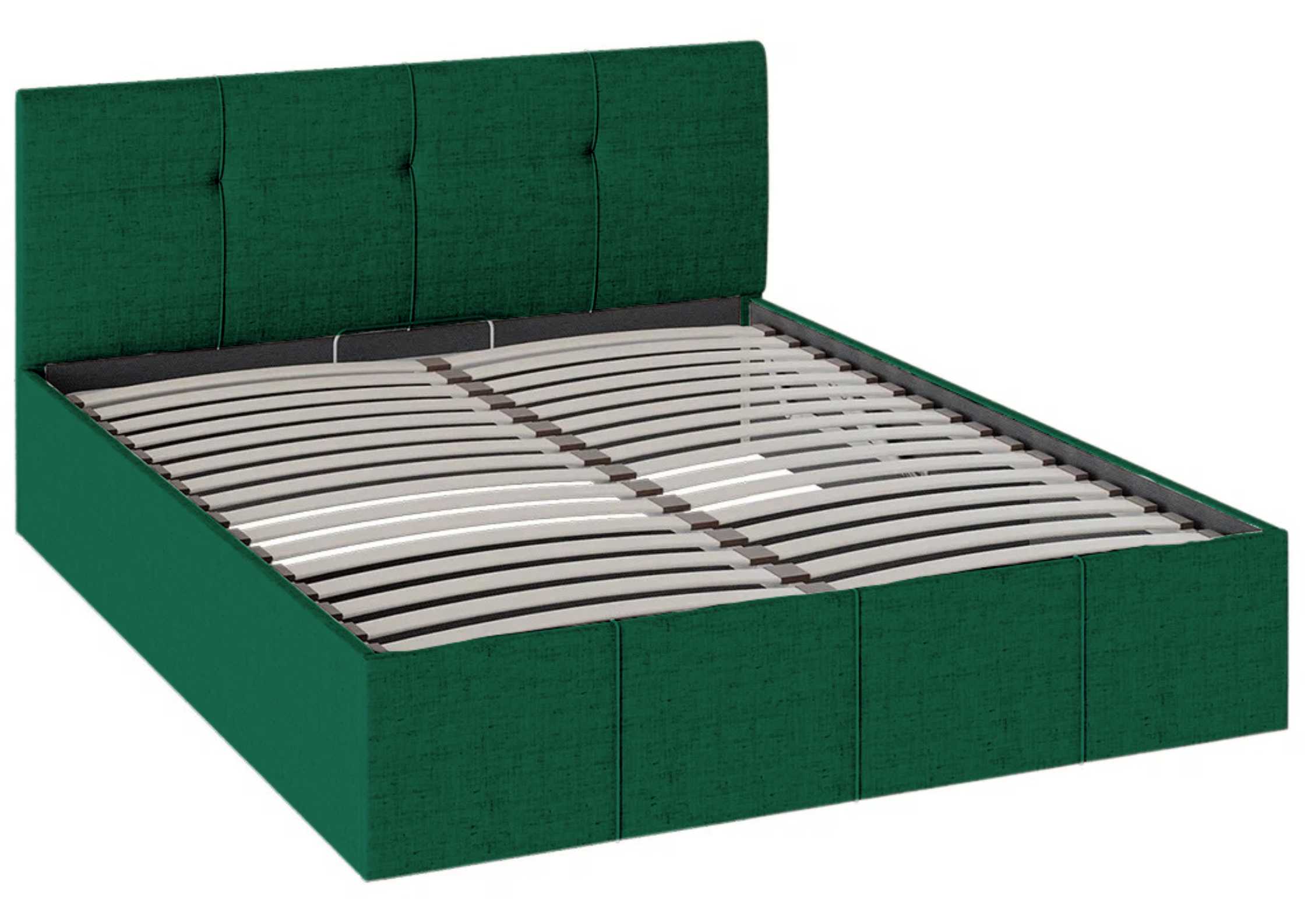 Zielone łóżko 180x200cm